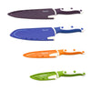 Starfrit Set of 4 Knives with Sharpeners and Riveted Handle