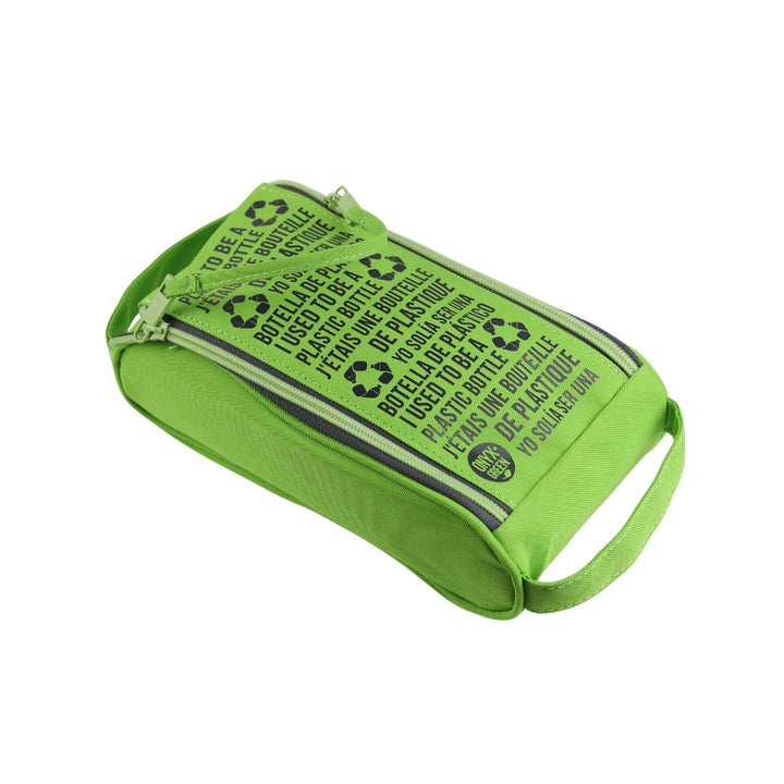 Onyx & Green 2-Zip Pencil Pouch