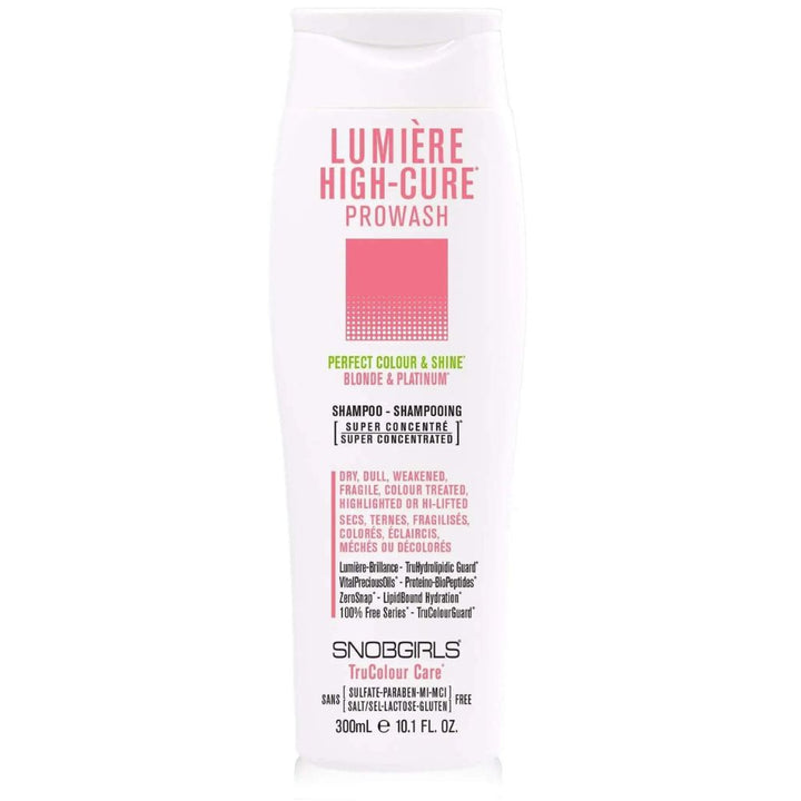 SNOBGIRLS Lumiere High-Cure Prowash Shampoo and Conditioner