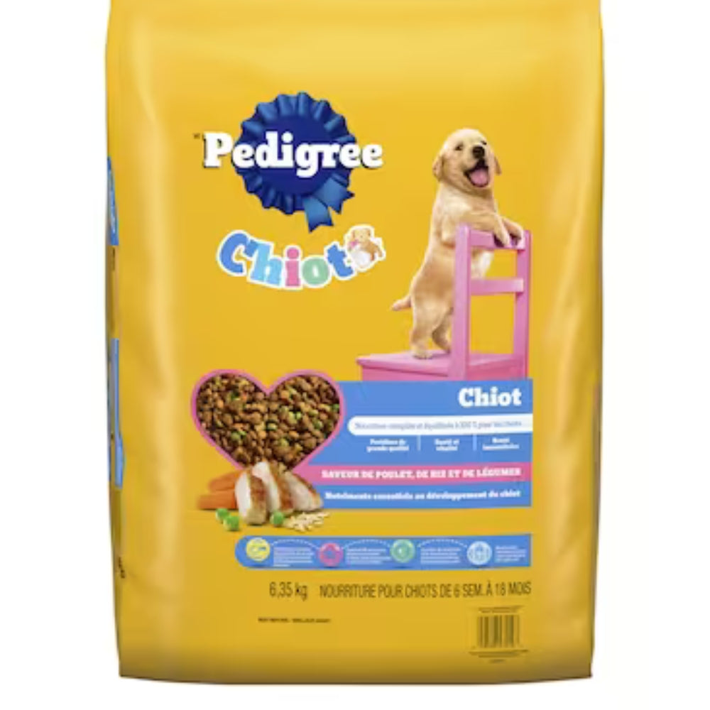 Pedigree - Puppy Growth & Protection Chicken & Vegetable Flavor Dry Dog Food, 6.35 kg