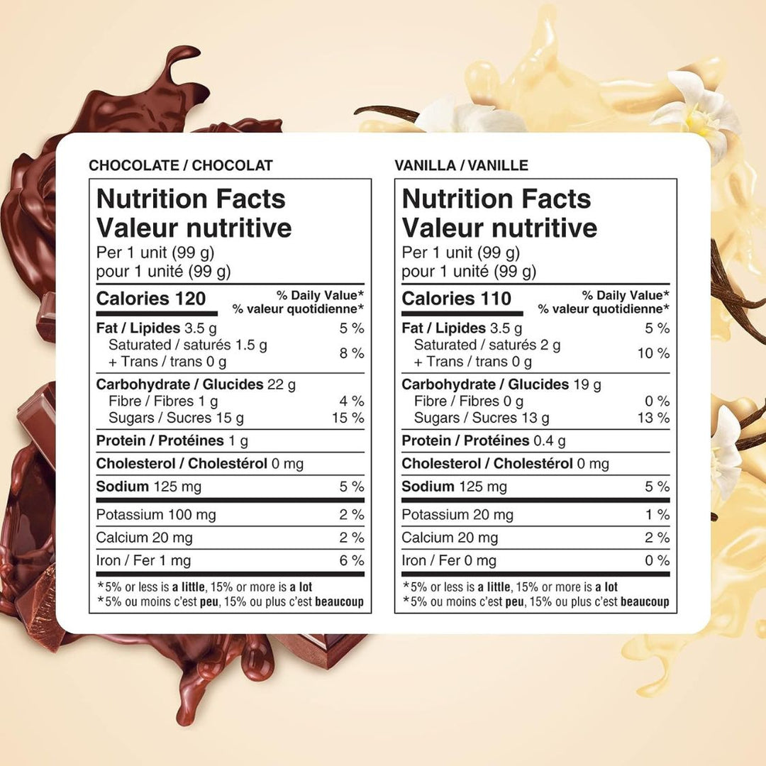 Snack Pack - Chocolate Vanilla Pudding 