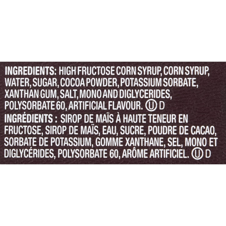 HERSHEY'S - Sirop de chocolat, ingrédients de cuisson, 2,6 litres