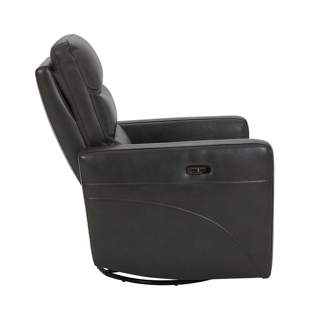 Synergy Home Arnie Leather Power Recliner