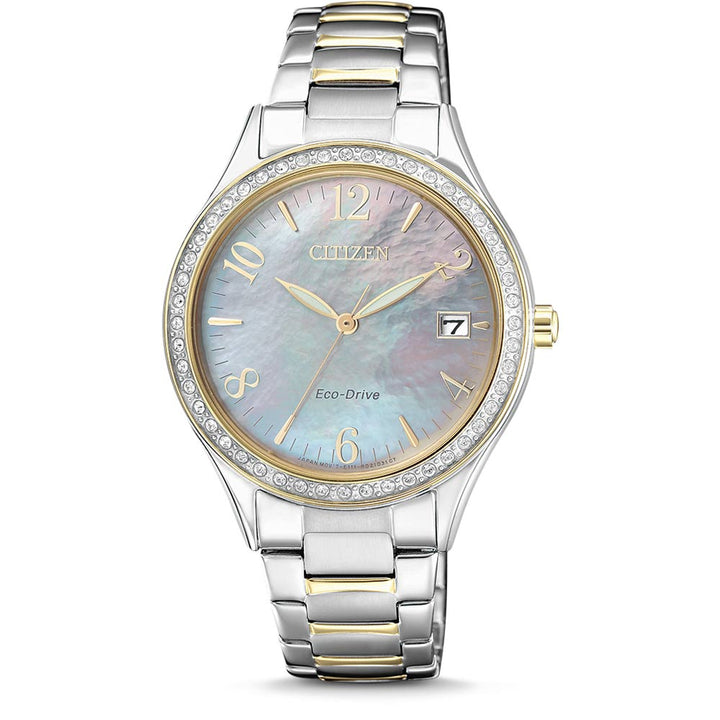 Citizen - Ladies Watch - Eco-Drive Silhouette Crystal - Mother of Pearl Dial