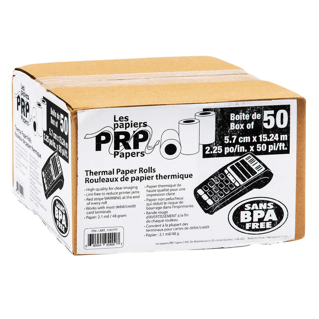 PRP Papers - 2.25" Thermal Paper Rolls