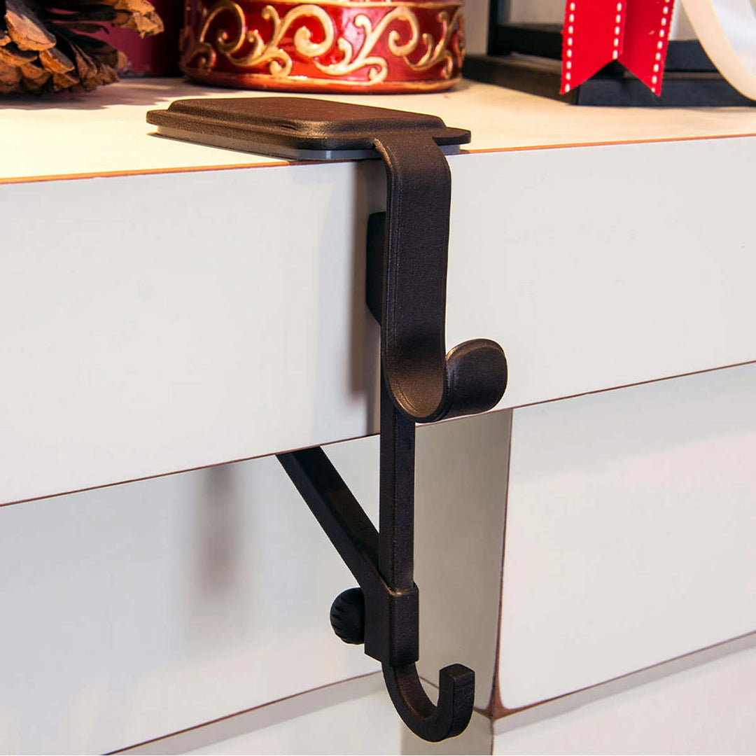 Ensemble 3 supports de cheminée pour guirlandes et bas de Noël