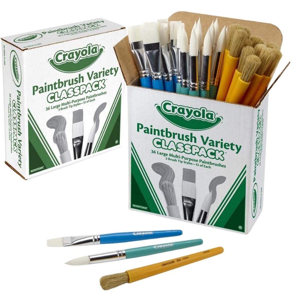 Crayola 36 Loose Paint Brush Set