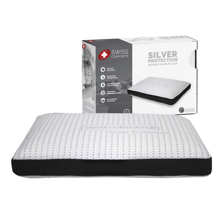 Swiss Comforts - Memory Foam and Silver Thread Pillow