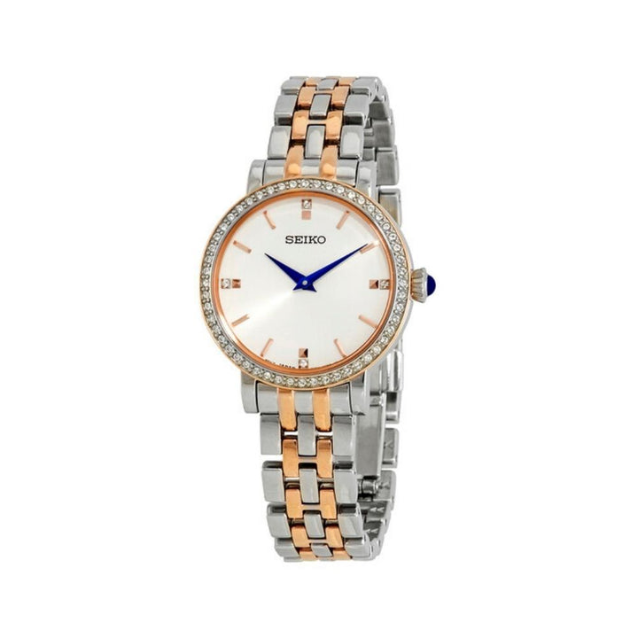 SEIKO- Women's silver dial watch SFQ810P1