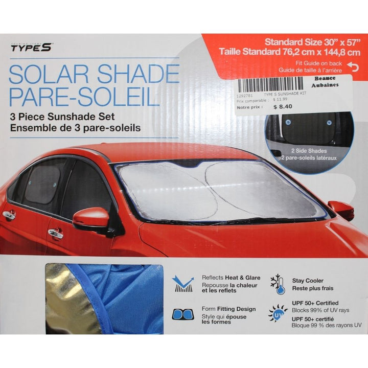Type S Car Sunshade - Standard