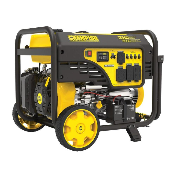 Champion 9500W / 12000W Portable Generator with Electric Start