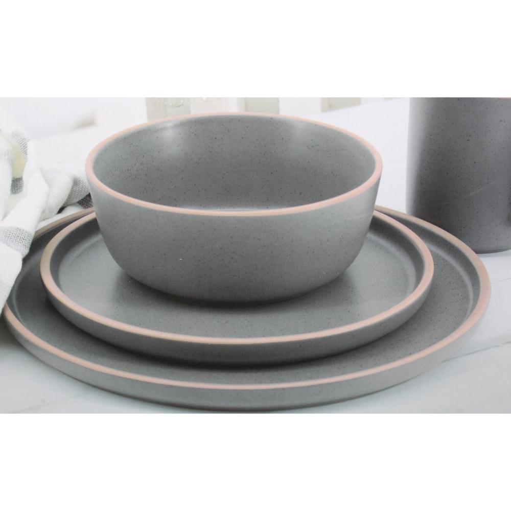 Mikasa Ella Stoneware Dinnerware Set, 16 Pieces CHAP Aubaines