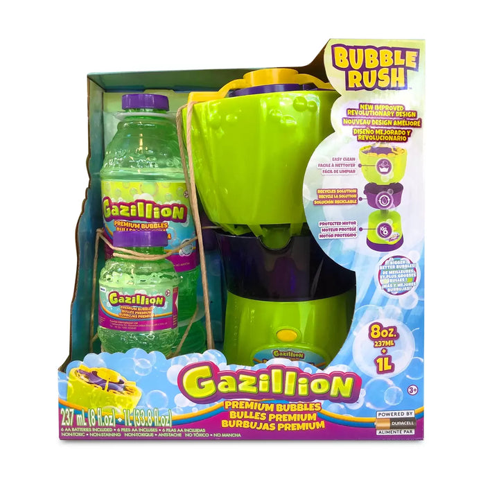 Gazillion - Bubble Rush Electric Soap Bubble Maker