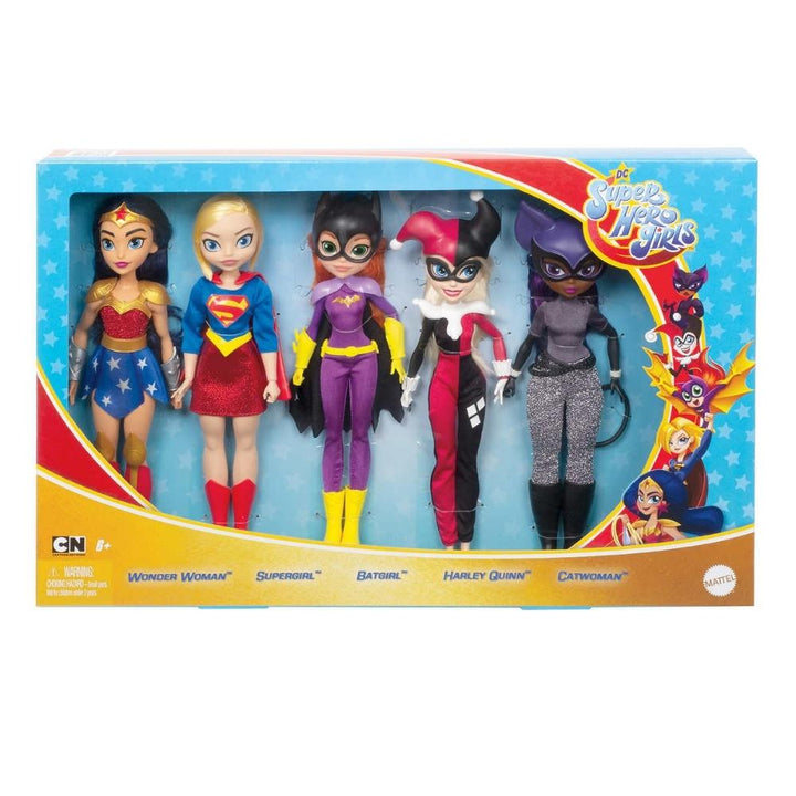 Mattel - Ensemble de 5 poupées Super Hero Girls