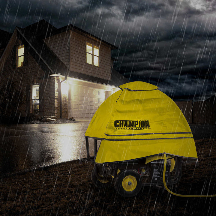 GenTent - Champion Weatherproof Cover for 3,000-10,000 Watt Portable Generator