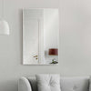 Mallory - Polished Stainless Steel Framed Rectangular Mirror