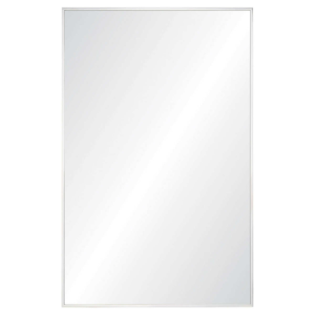 Mallory - Polished Stainless Steel Framed Rectangular Mirror