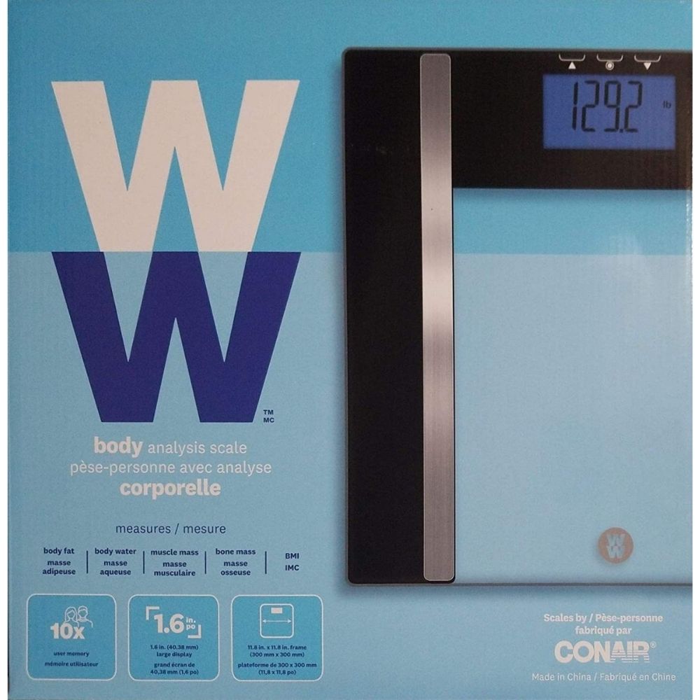 Conair Weight Watchers Body Analysis Scale 