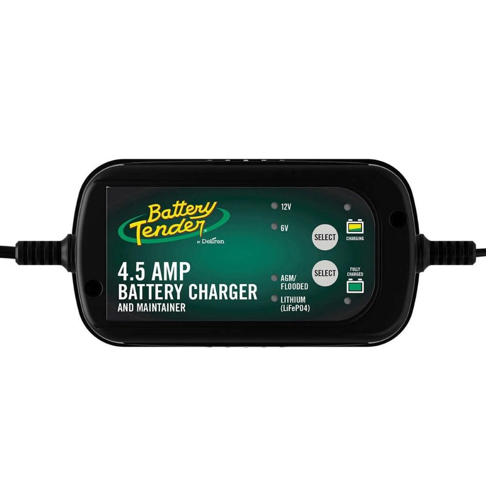 Battery Tender - 4.5 Amp Charger for Lithium and Lead Acid Battery