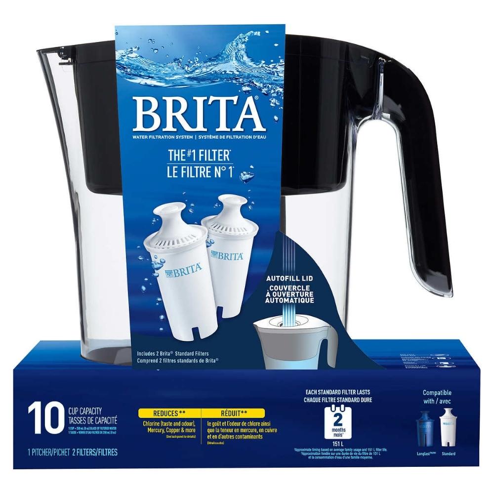Pichet filtre à eau Brita 10 tasses – Eugène Allard Cuisine et Tendances