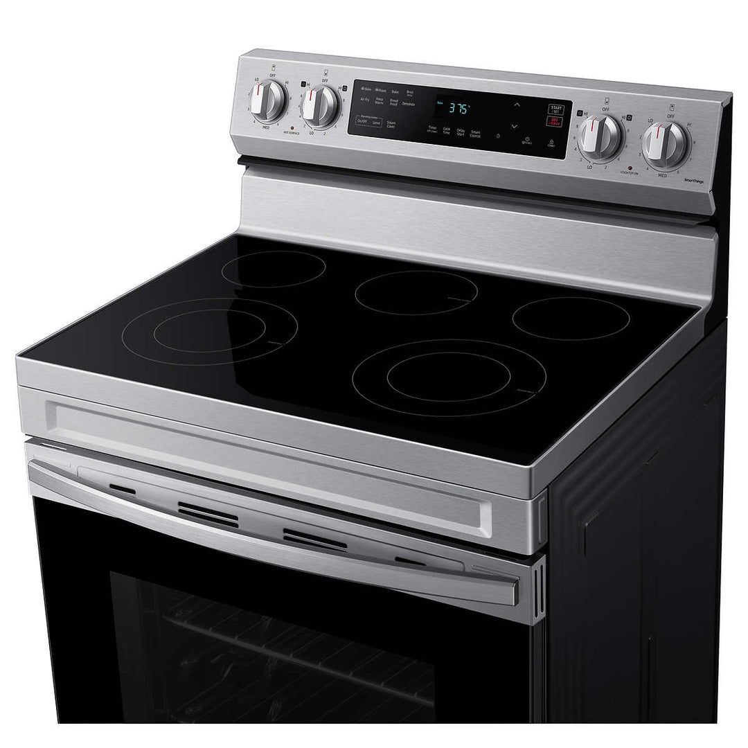 Samsung - Cuisinière électrique de 30 po et de 6,3 pi³