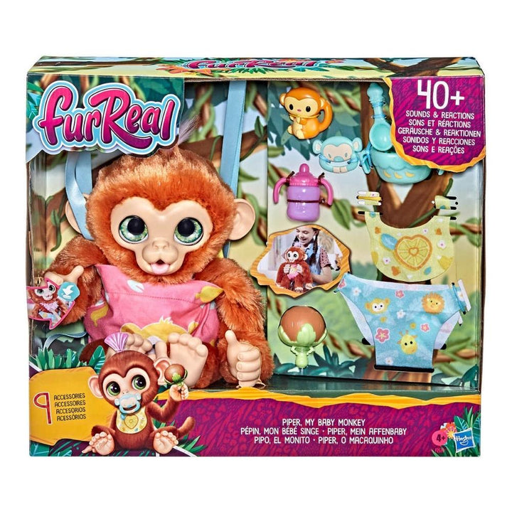 Hasbro- furReal Pepin, my baby monkey