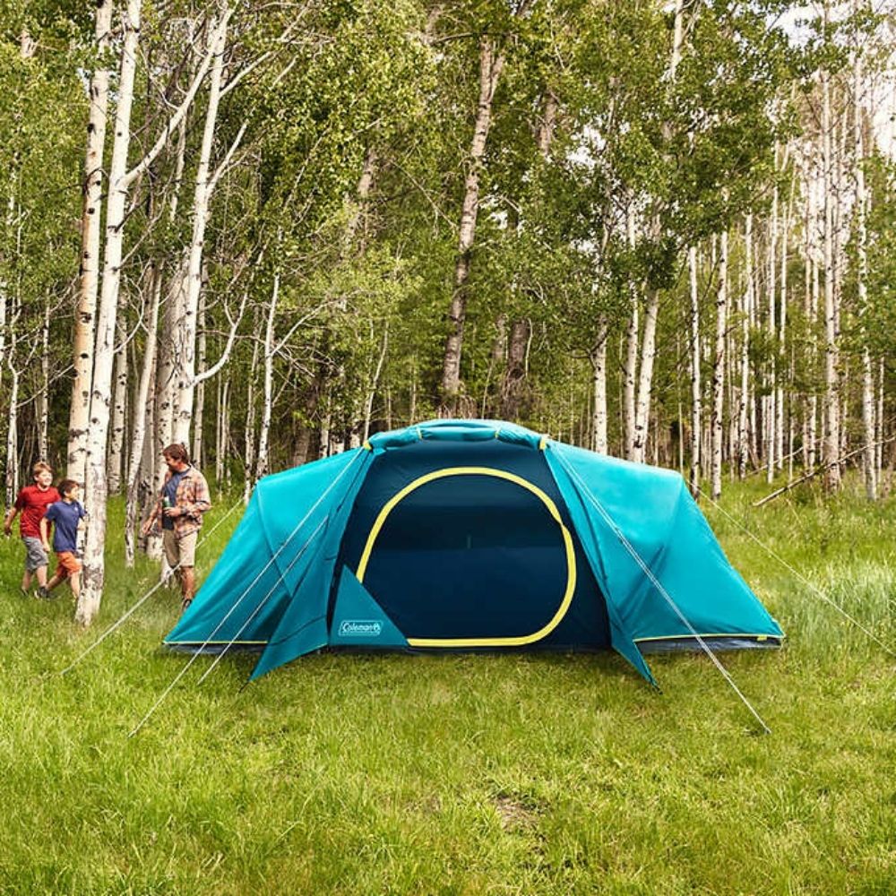 Coleman Skydome 8-Person Camping Tent XL - Caribbean Sea