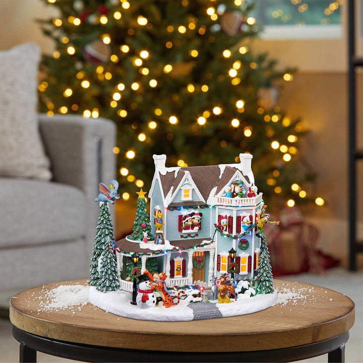 Disney - Animated Christmas House with Lights and Music
