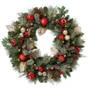 Pre-Lit Wreath with 50 LED Lights