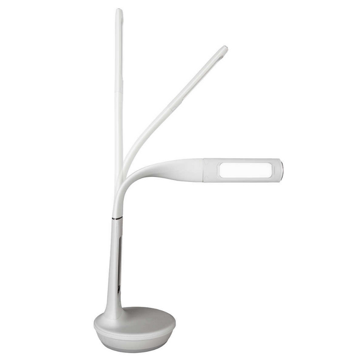 OttLite - Lampe de bureau à recharge sans fil avec base changeante de couleur