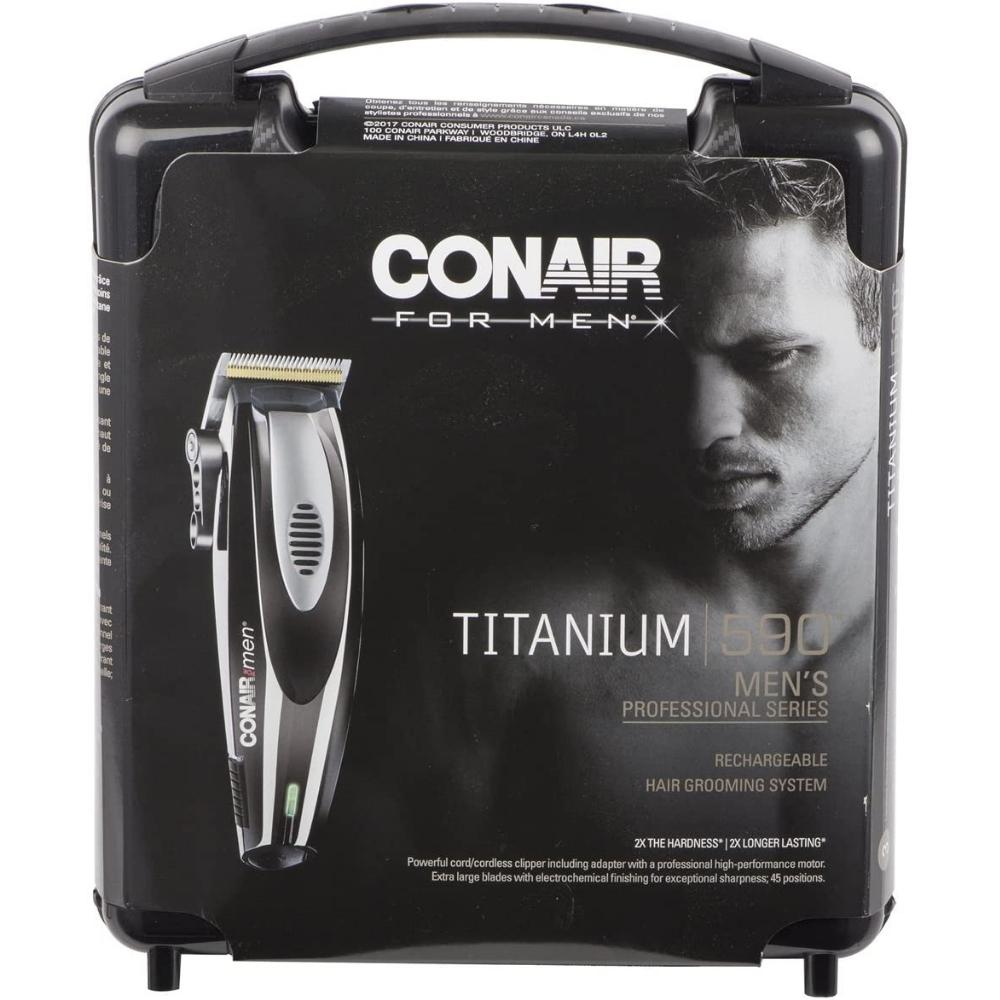 Conair Men's Titanium Hair and Beard Trimmer 