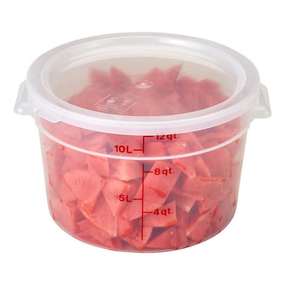 Cambro Food Storage Containers with Seal Covers - 11.4 L (12 qt) - 2-Pack