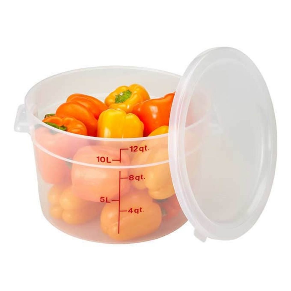 Cambro Food Storage Containers with Seal Covers - 11.4 L (12 qt) - 2-Pack