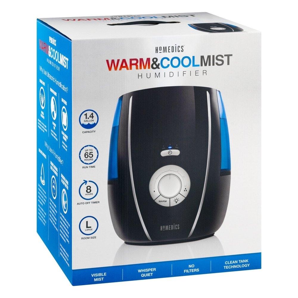 HoMedics - Warm and Cool Mist Humidifier Plus