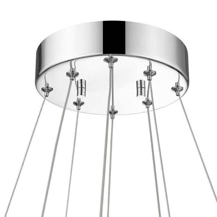 OVE - Semi-flush suspended luminaire with integrated LEDs