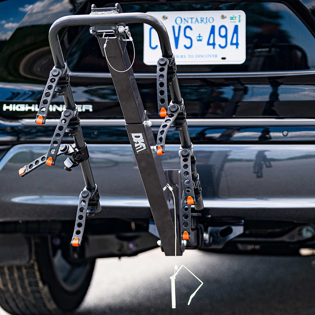 DK2 - Hitch mounted bike rack for 4 bikes