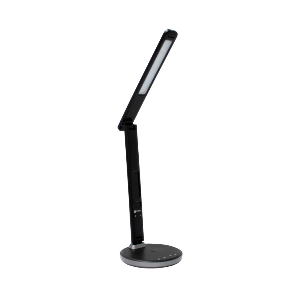 Ottlite - Sanitizing Desk Lamp with Clock and Wireless Charging 