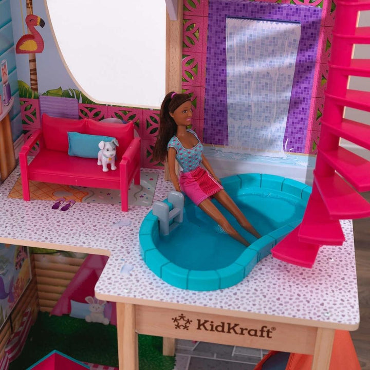 KidKraft - Manoir de poupées journée piscine