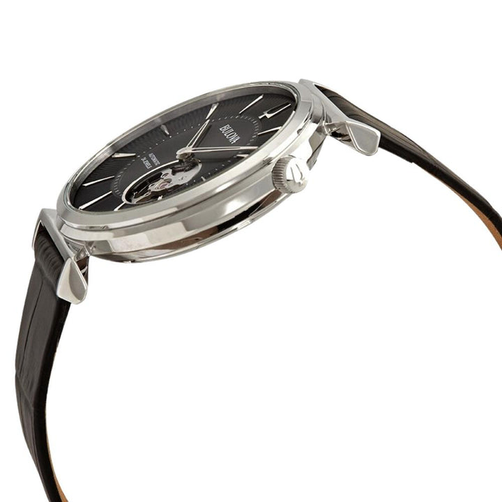 Bulova Men's Regatta Automatic Black Dial Watch, 96A234