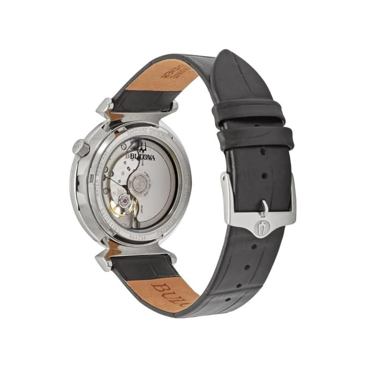 Bulova Men's Regatta Automatic Black Dial Watch, 96A234