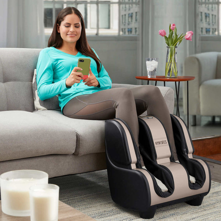 HoMedics - Foot and Calf Massager with Soothing Heat