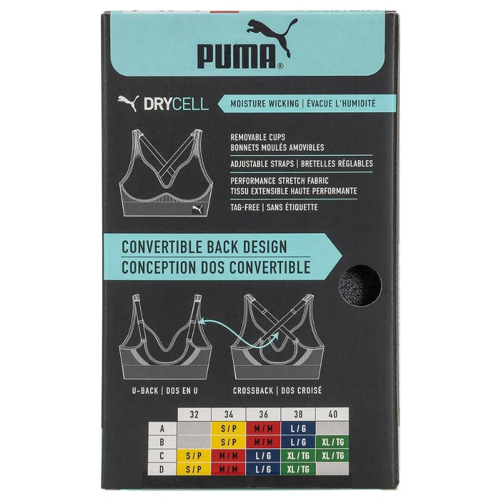 Puma - 2-Pack Women's Convertible Bras