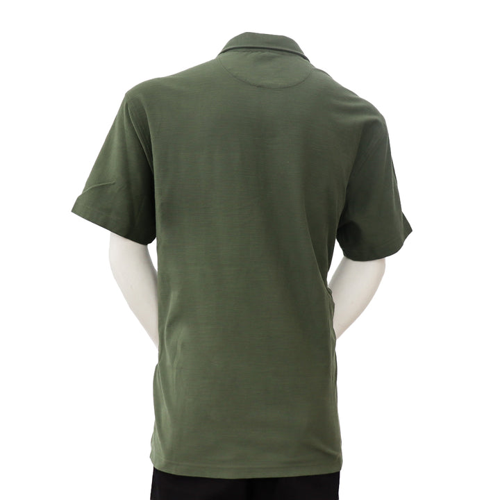 Jachs - NY Men's Slub Cotton Short Sleeve Polo Shirt 