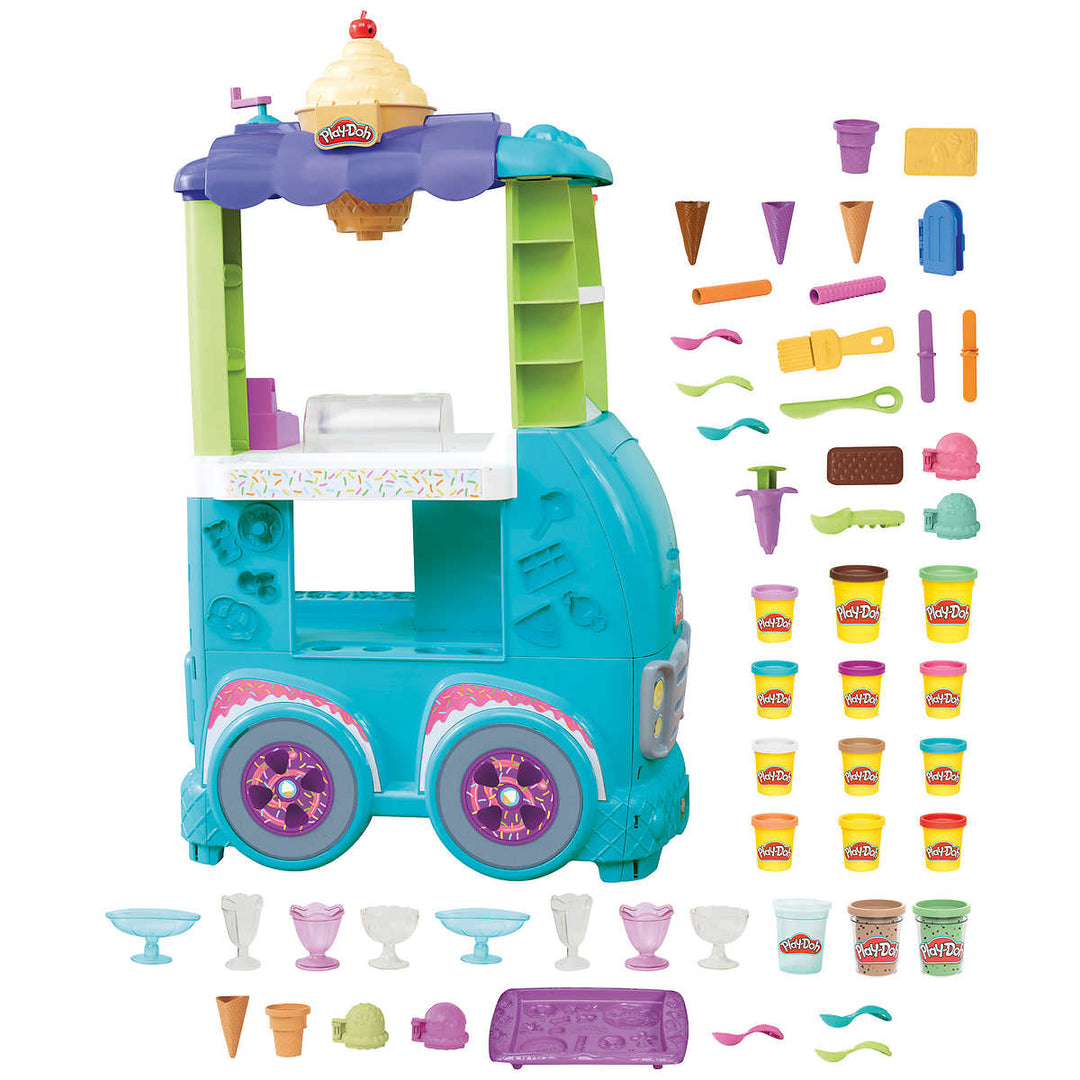 Play-Doh - Ensemble pâte à modeler super camion de glace