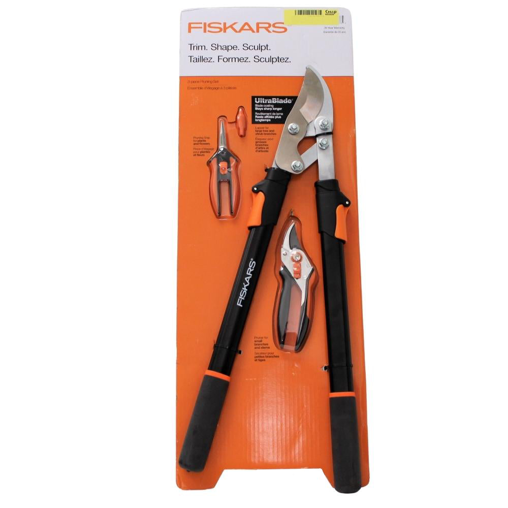 Fiskars 3-Tool Pruning Set