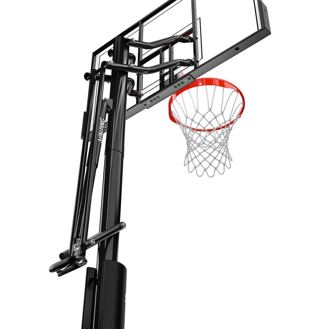 Spalding 54" Accuglide Polycarbonate Portable Basketball System