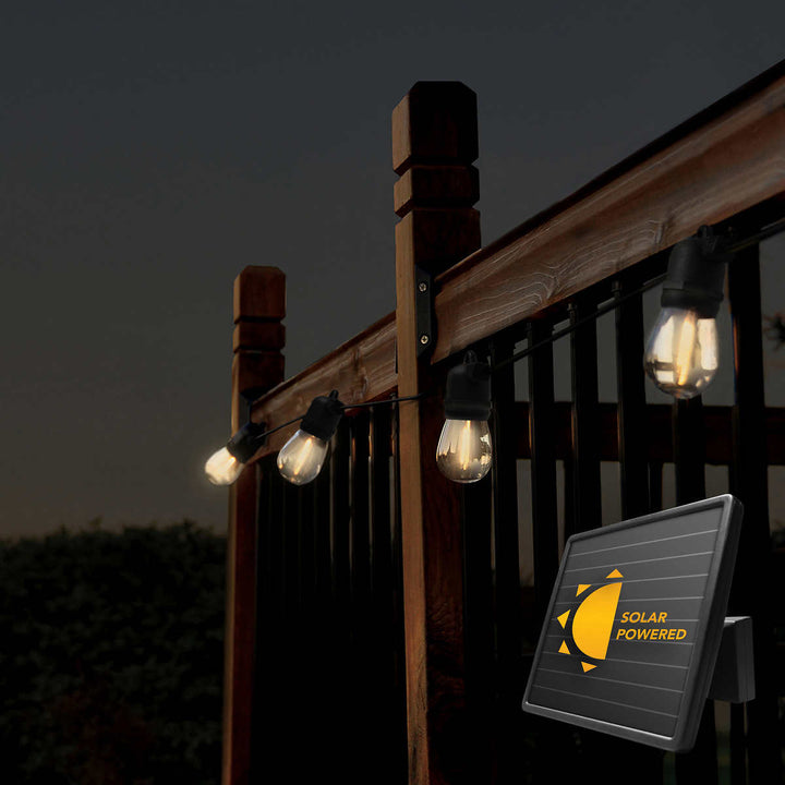 Sunforce - Guirlande lumineuse solaire à 15 ampoules à DEL avec télécommande