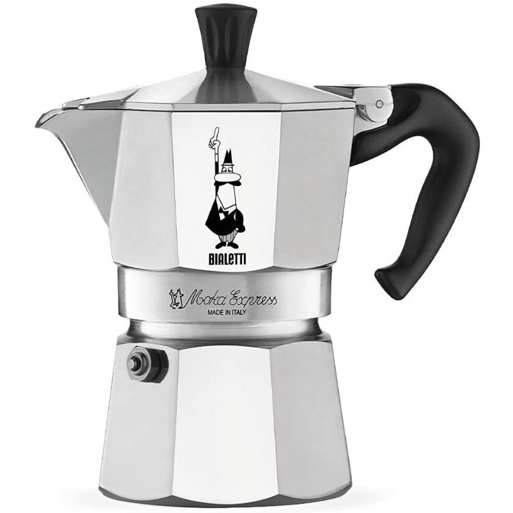Bialetti - Moka Express : Machine à espresso emblématique pour cuisinière