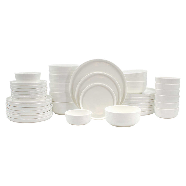 Mikasa - Service de vaisselle Alyssa en porcelaine tendre, 40-pièces