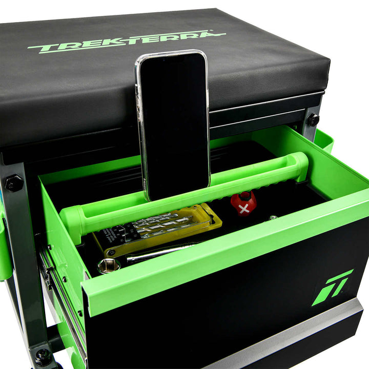 TrekTerra - Workshop stool with tool storage 
